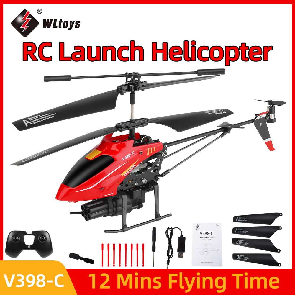 Rc Helicopter Gyro - Wltoys helikopter RC V398-C helikopter startowy