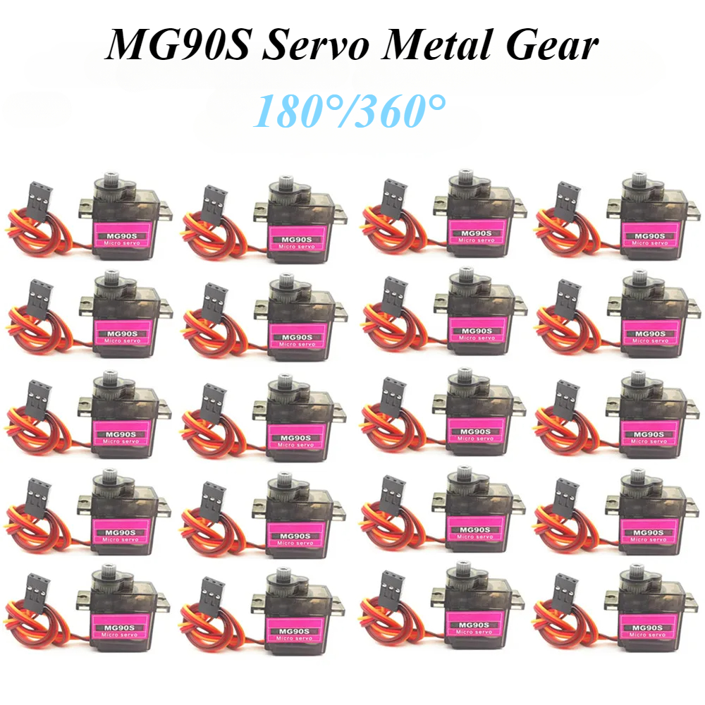 Rc Helicopter Servo - 2/4/10/20/50szt MG90S Serwo All Metal Gear