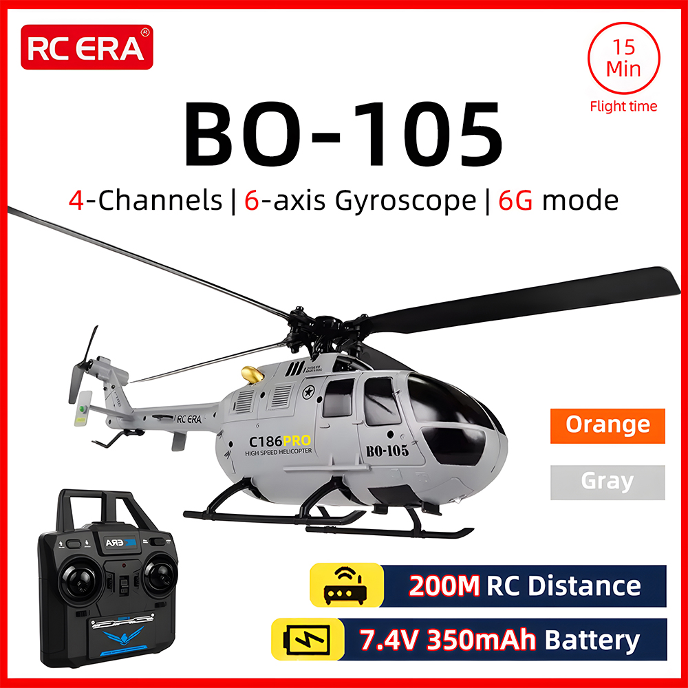 Rc Helicopter Gyro - Helikopter RC ERA BO-105 Skala 1:48