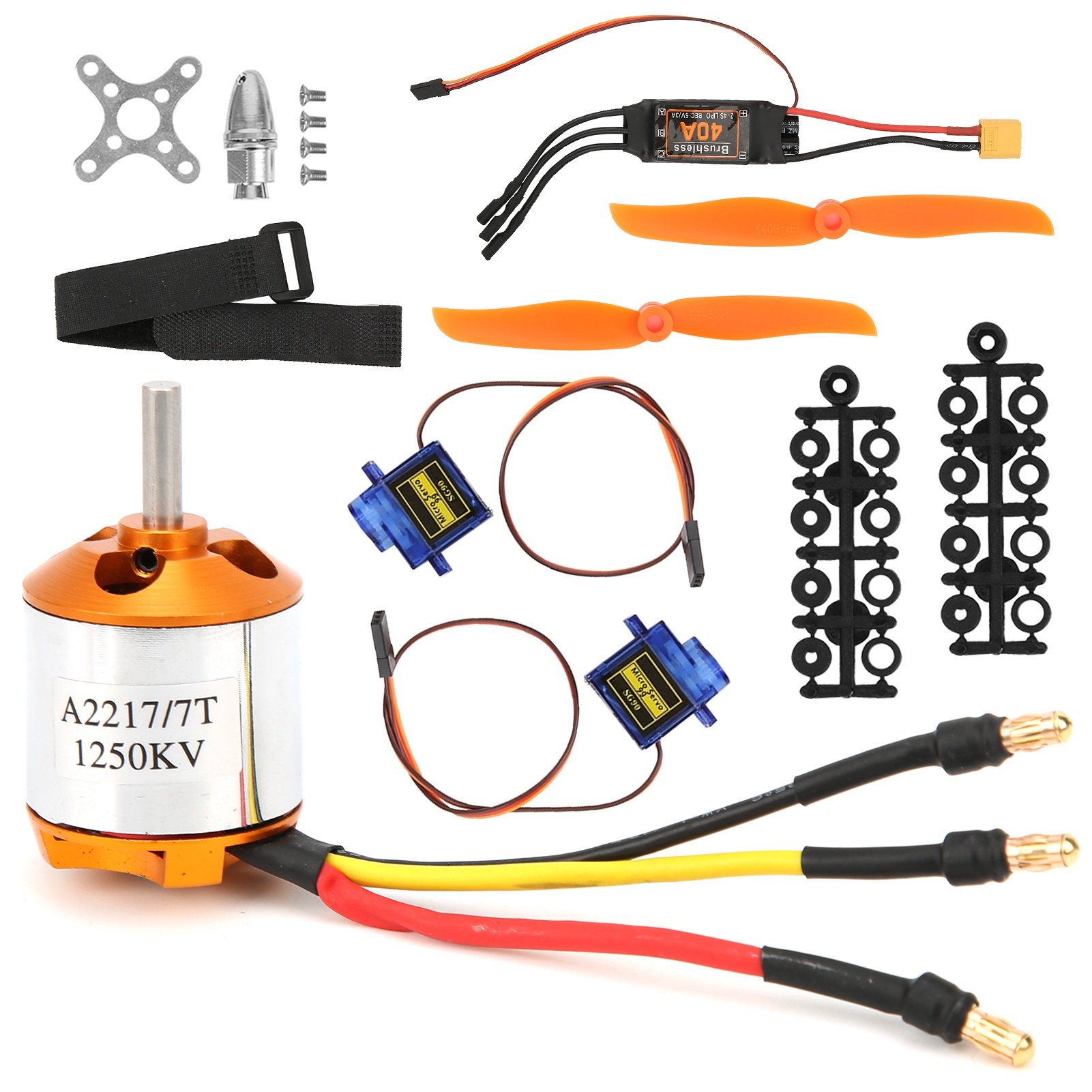 Rc Helicopter Motor - Silnik 2217 KV1250, śmigło 8060, silnik