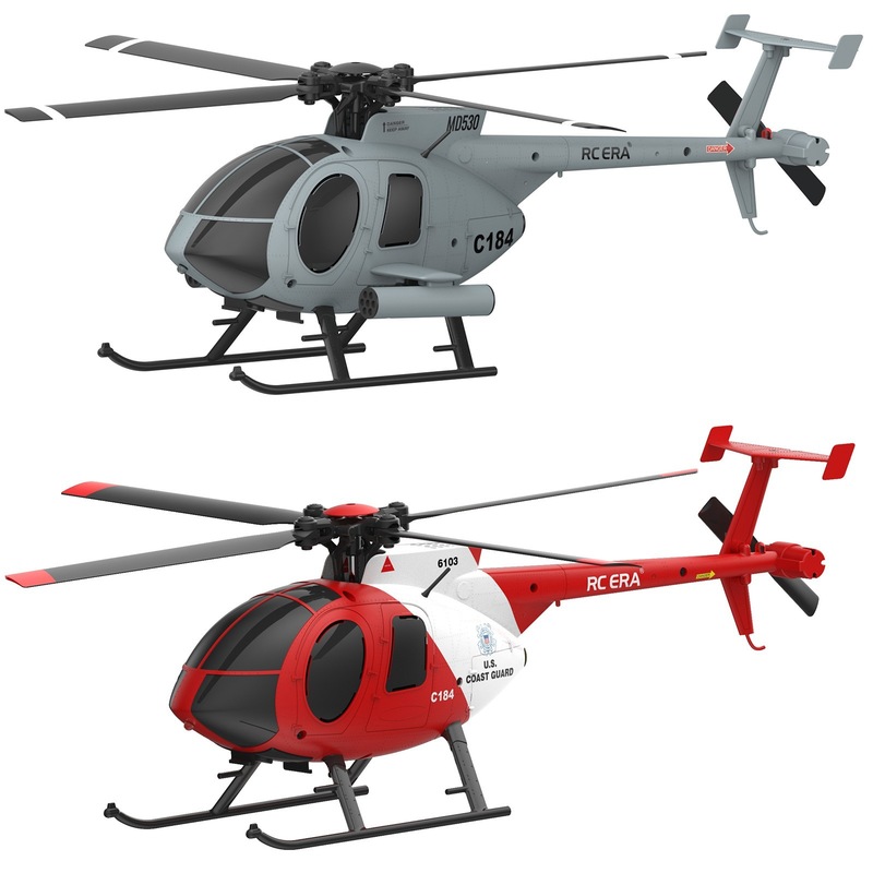 Rc Helicopter Single Rotor - RCERA C184 MD530 4-kanałowy 6-osiowy helikopter