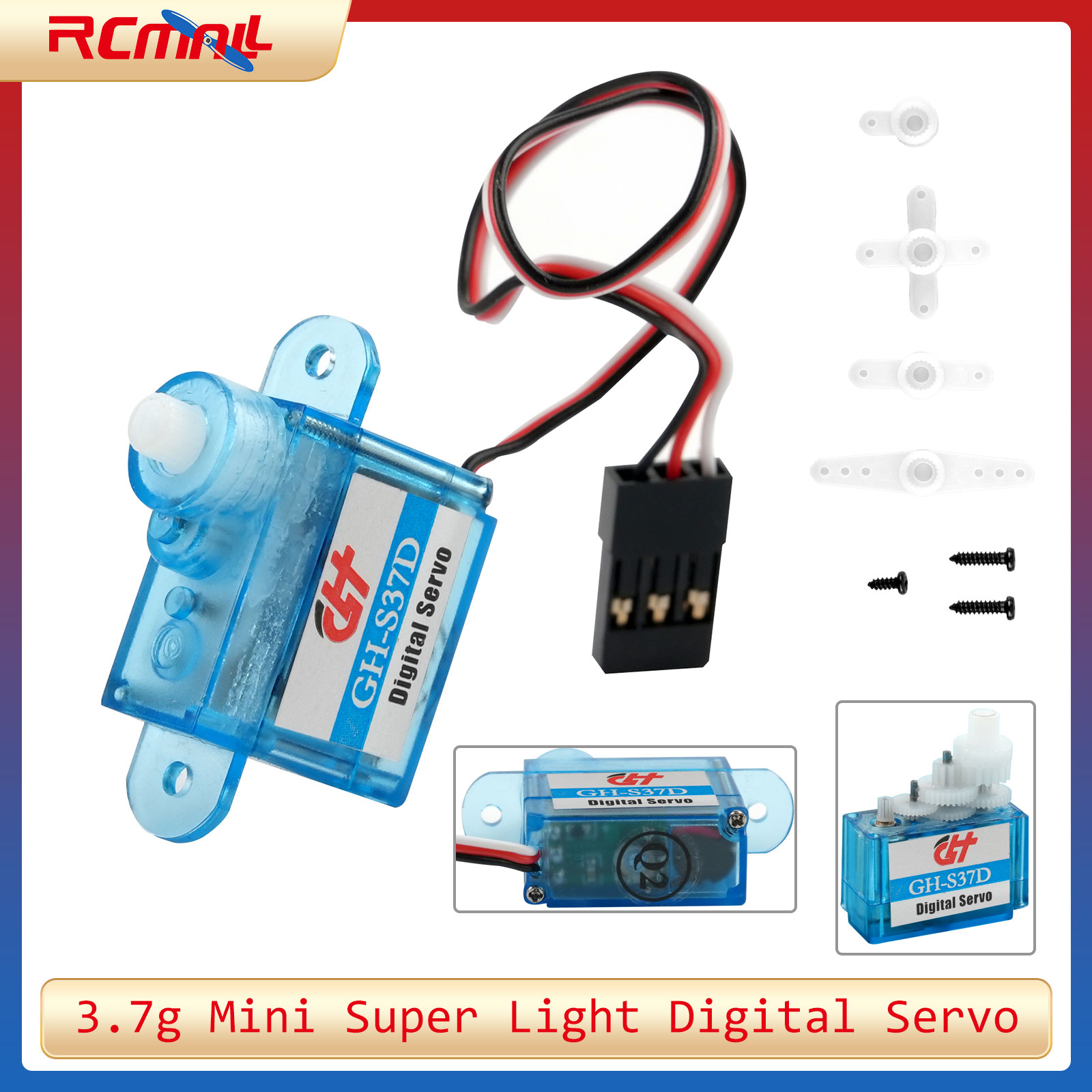 Rc Helicopter Mini - 3.7g Mini Super Lekkie Serwo Cyfrowe