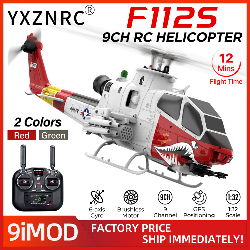 Rc Helicopter Gyro - Helikopter RC YUXIANG F112S 9-kanałowy Samolot