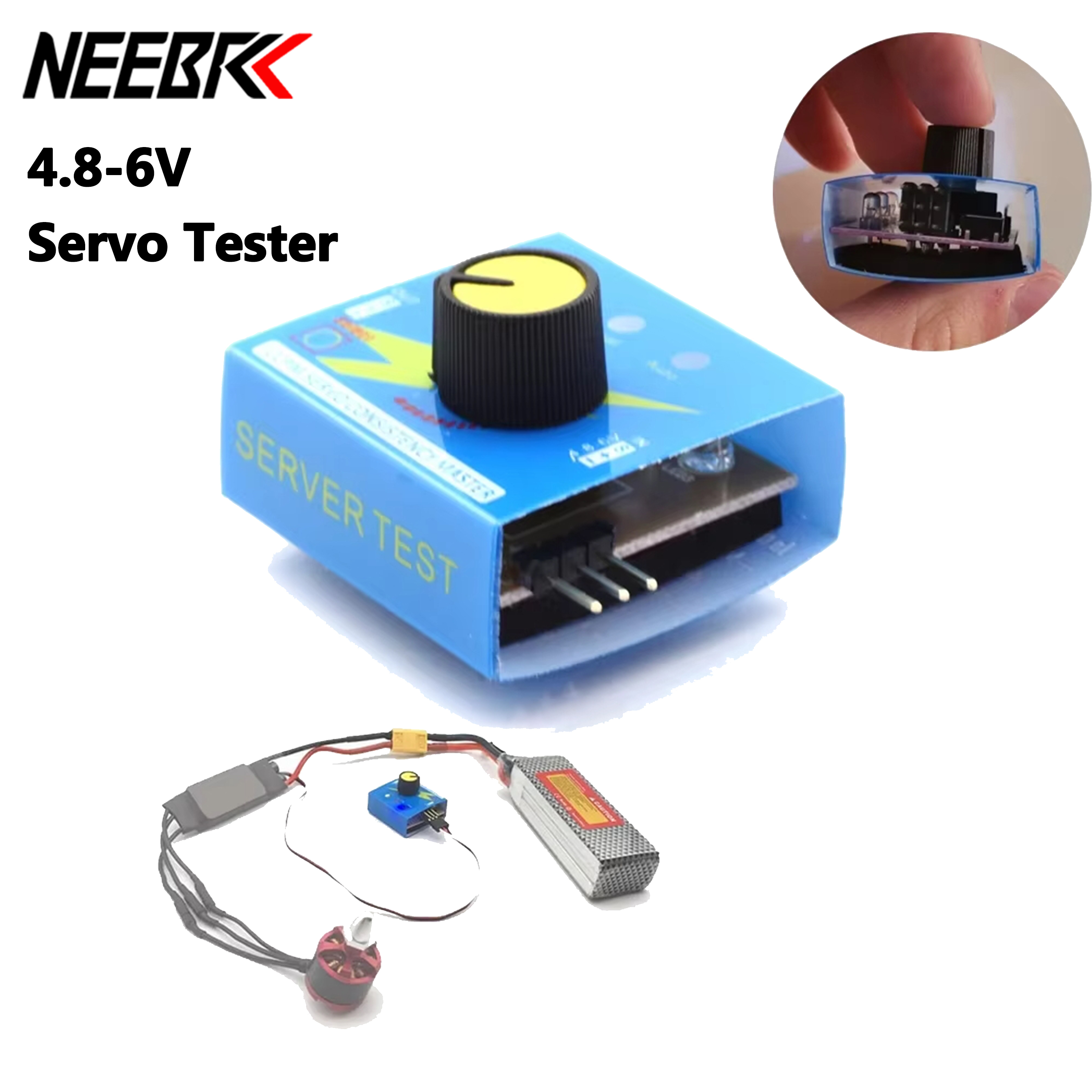 Rc Helicopter Servo - NEEBRC Simple Multi Servo Tester CCPM