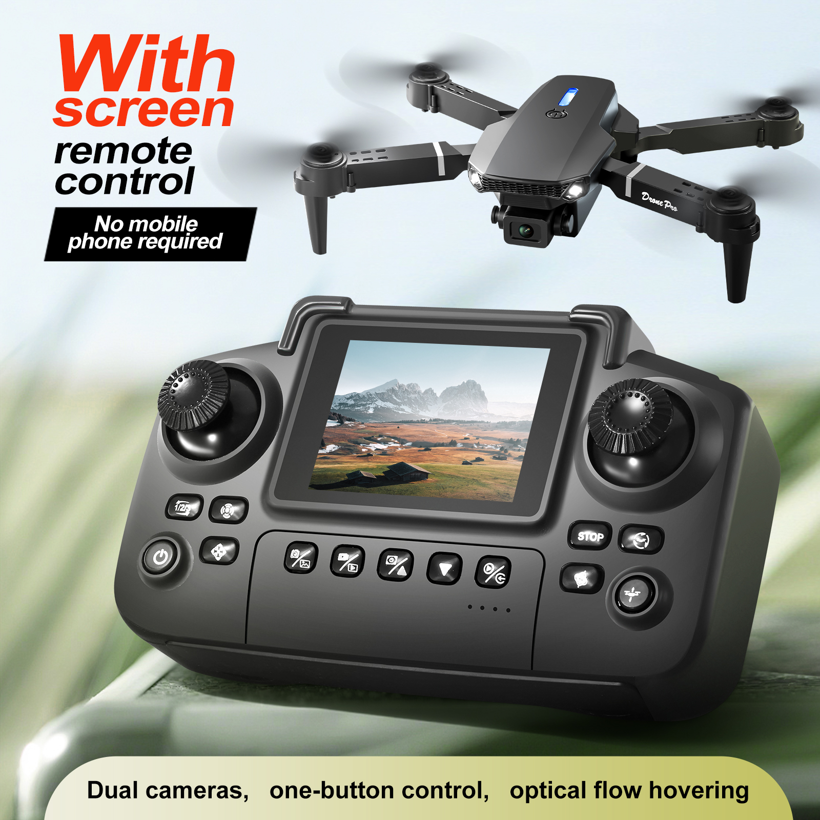 Rc Helicopter Case - 2025 Nowy ulepszony dron E88 E99