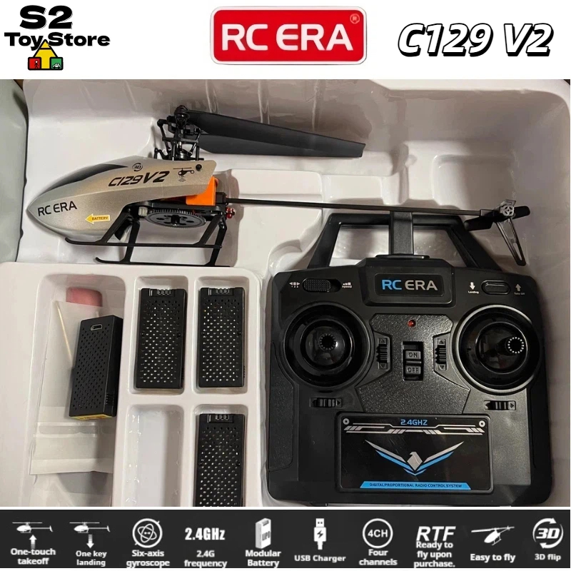 Rc Helicopter Single Rotor - RC ERA C129V2 4CH 2.4GHz Inteligentny