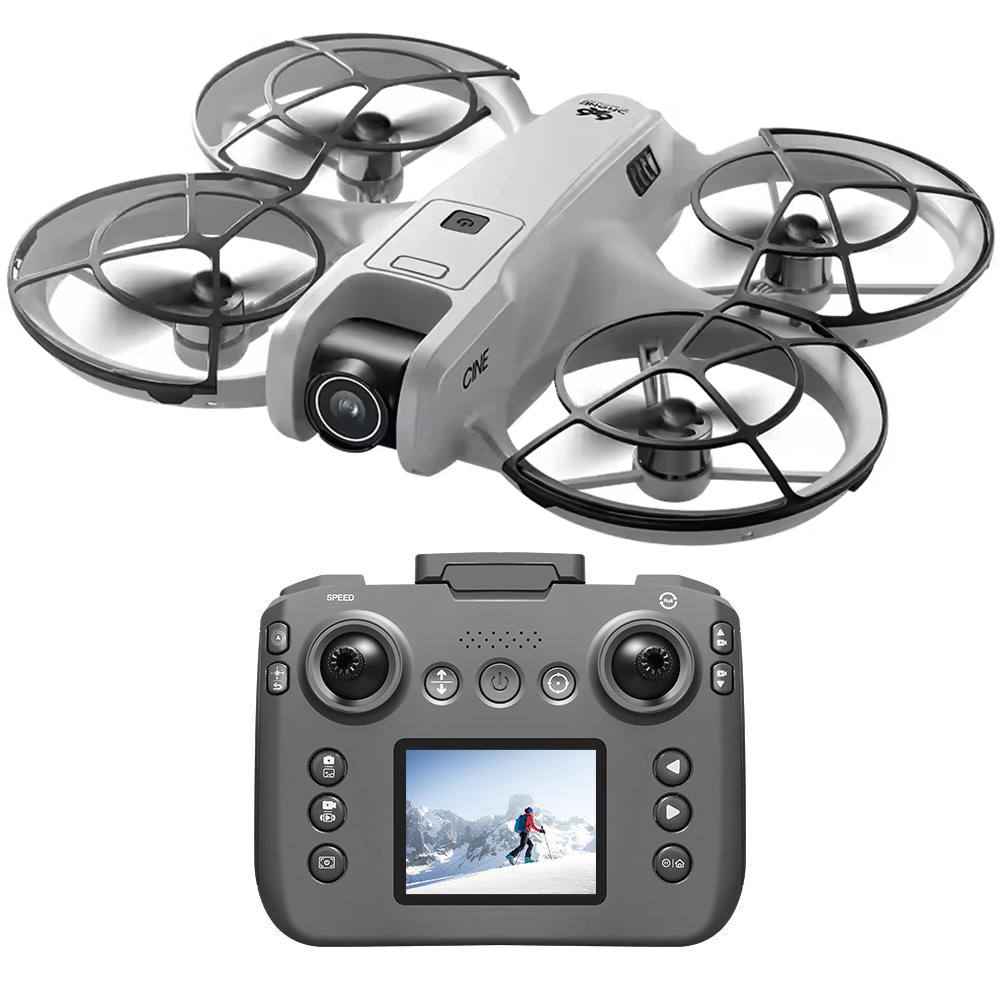 Rc Helicopter Case - V666 Składany Mini Dron 4K Podwójny