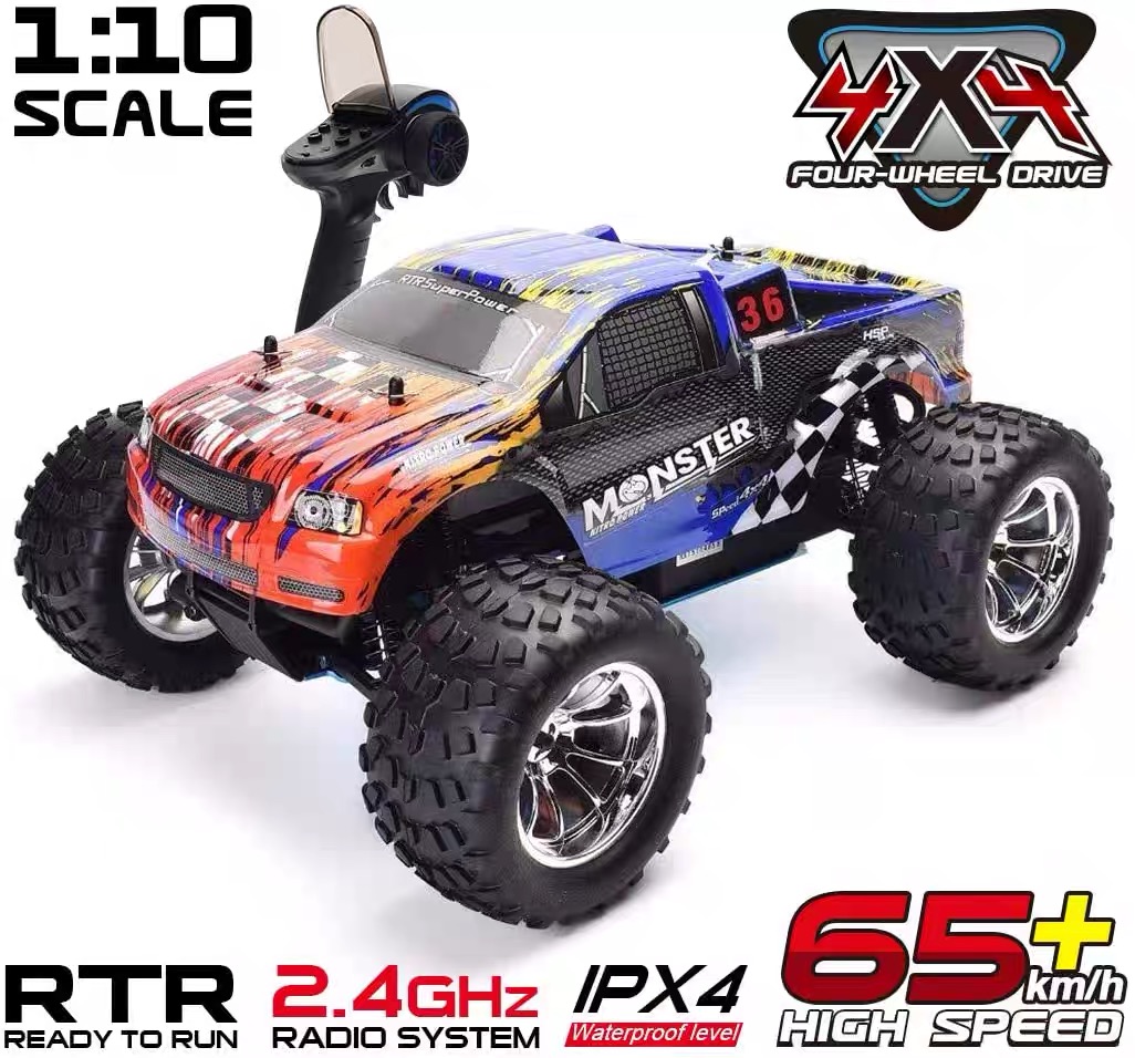 Rc Helicopter Nitro - HSP RC Truck 1:10 Skala Nitro