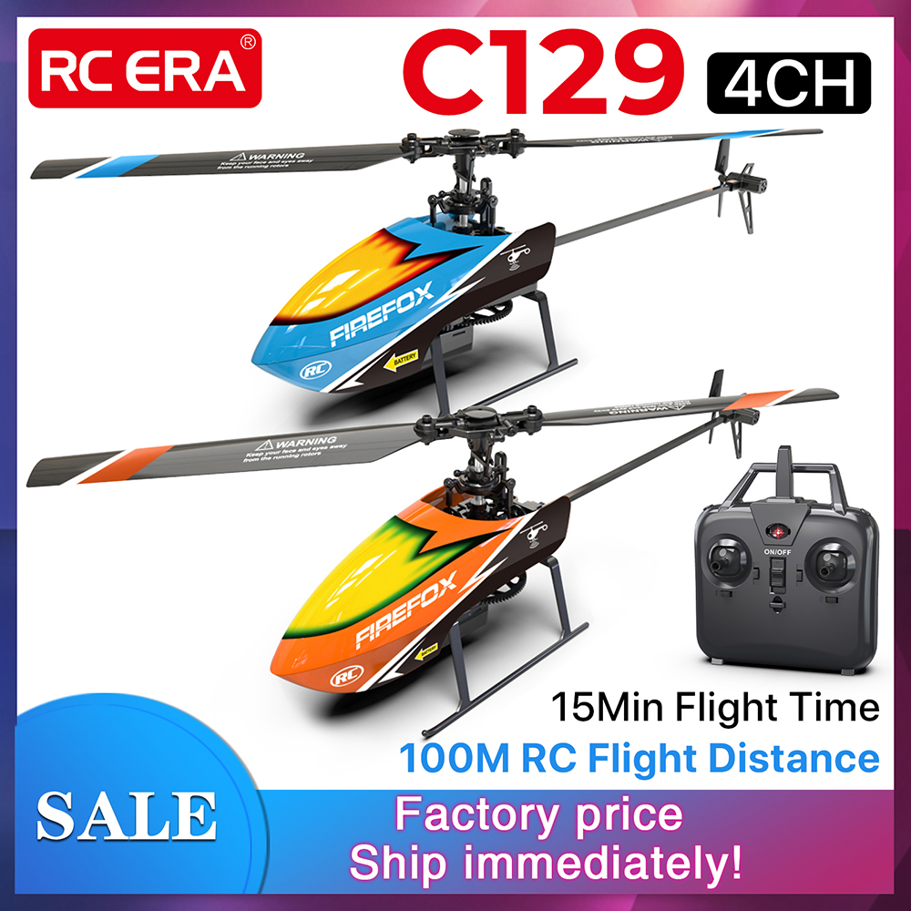 Rc Helicopter Single Rotor - Helikopter RC ERA C129, 4 kanały,