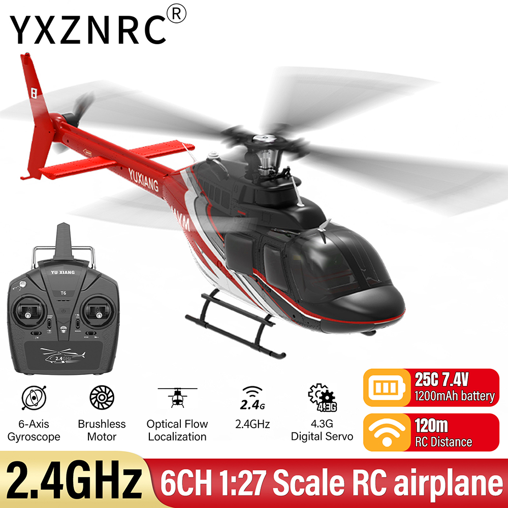 Samolot RC YU XIANG 2.4G 6CH H – Rc Helicopter Gyro recenzja i cena