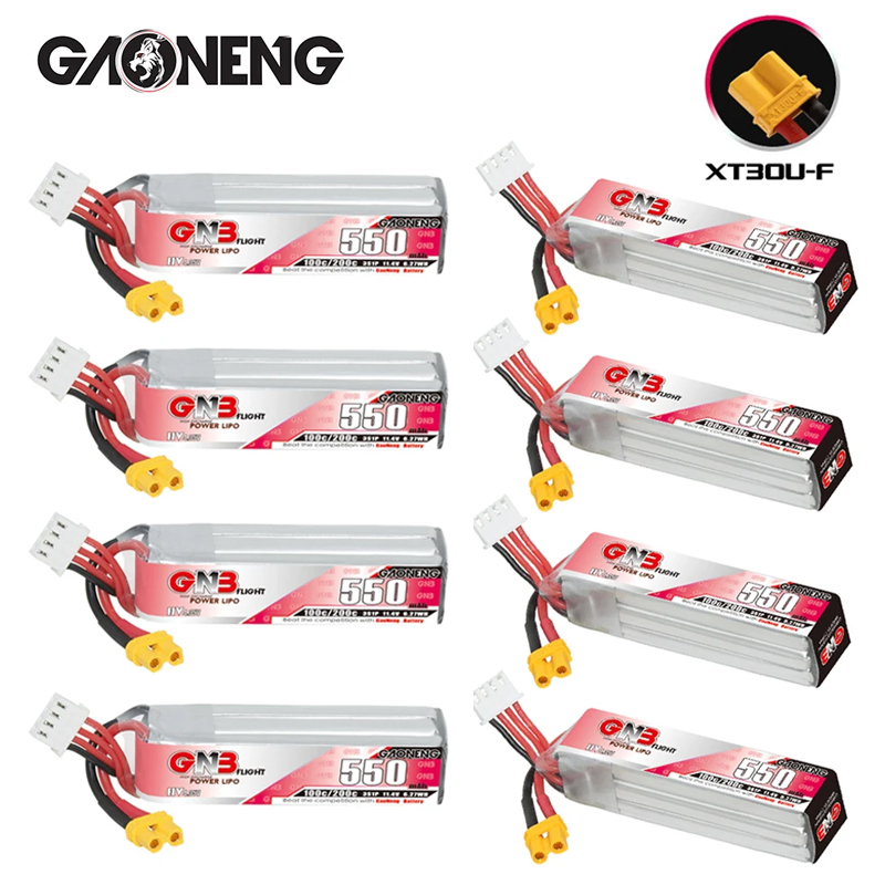 GNB HV 11.4V 550mAh 100C/200C  – Rc Helicopter Parts recenzja i cena