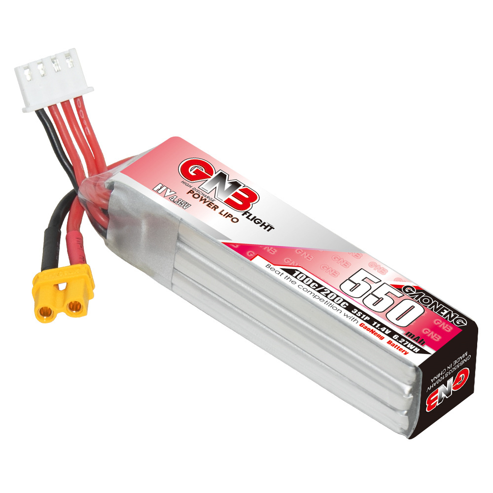GNB HV 11.4V 550mAh 100C/200C  – Rc Helicopter Parts recenzja i cena