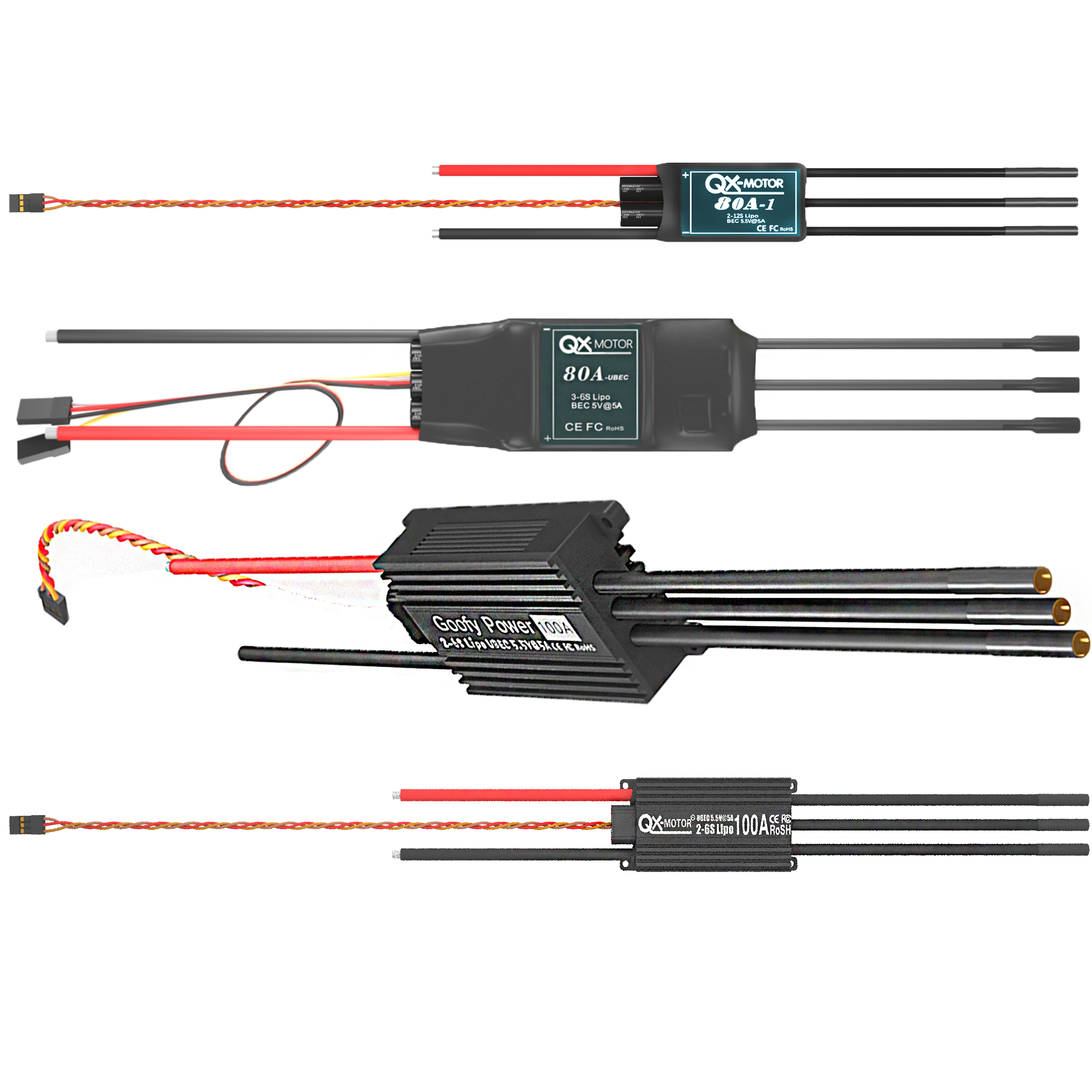 Seria QX-MOTOR Brushless ESC - – Rc Helicopter Battery recenzja i cena