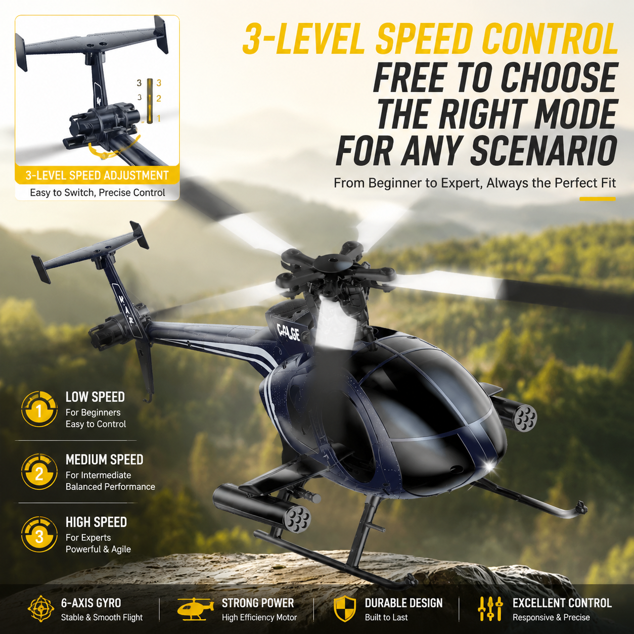 Helikopter RC K300 6-kanałowy  – Rc Helicopter Large recenzja i cena