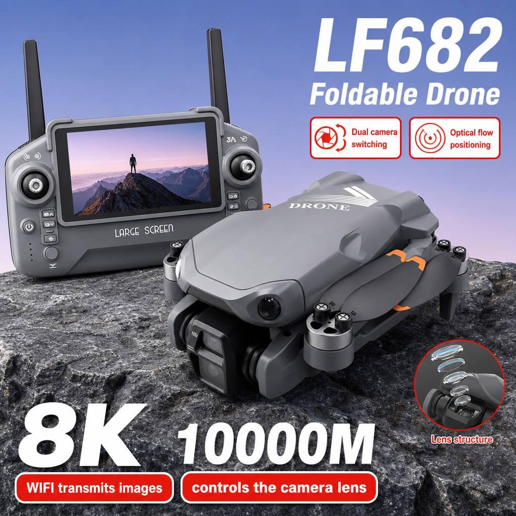 Zdjęcia lotnicze z drona LF682 – Rc Helicopter Case recenzja i cena