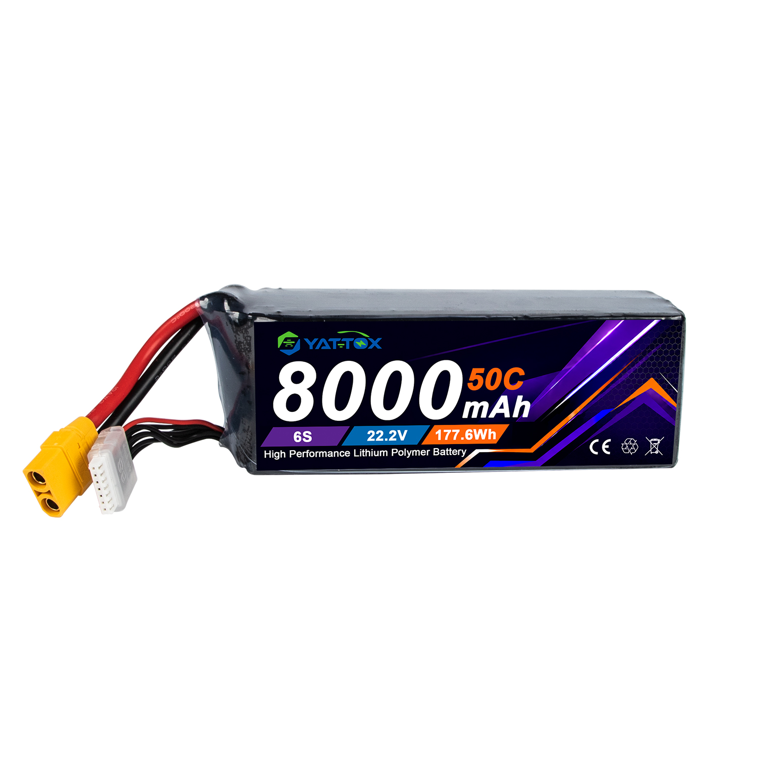 Akumulator LiPo Yattox 6S 8000 – Rc Helicopter Large recenzja i cena