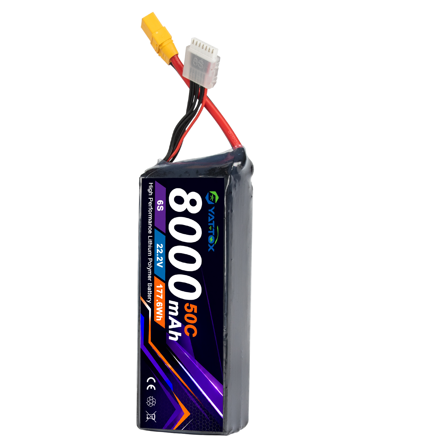 Akumulator LiPo Yattox 6S 8000 – Rc Helicopter Large recenzja i cena
