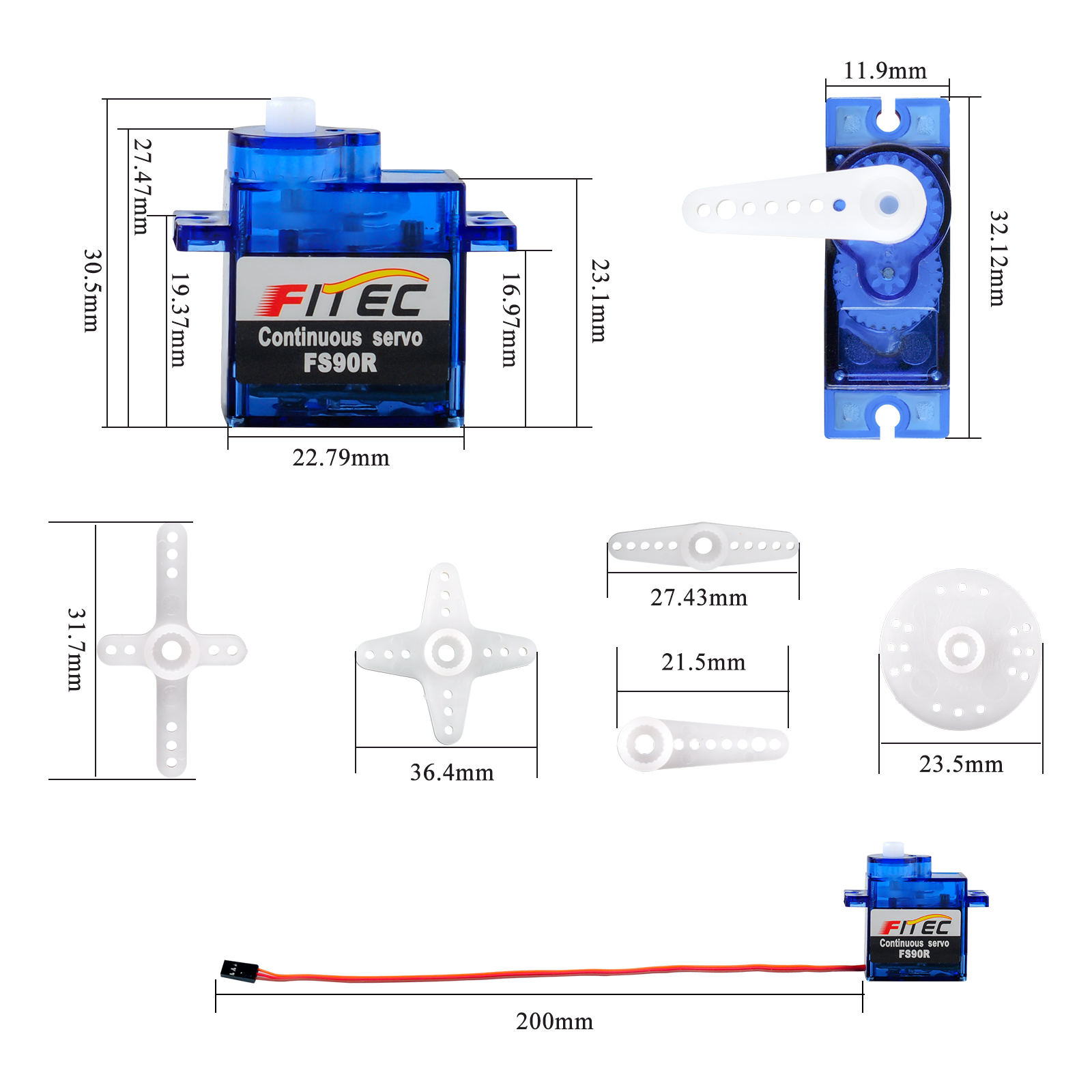 Feetech FS90R 9g Mikro Serwo S – Rc Helicopter Motor recenzja i cena