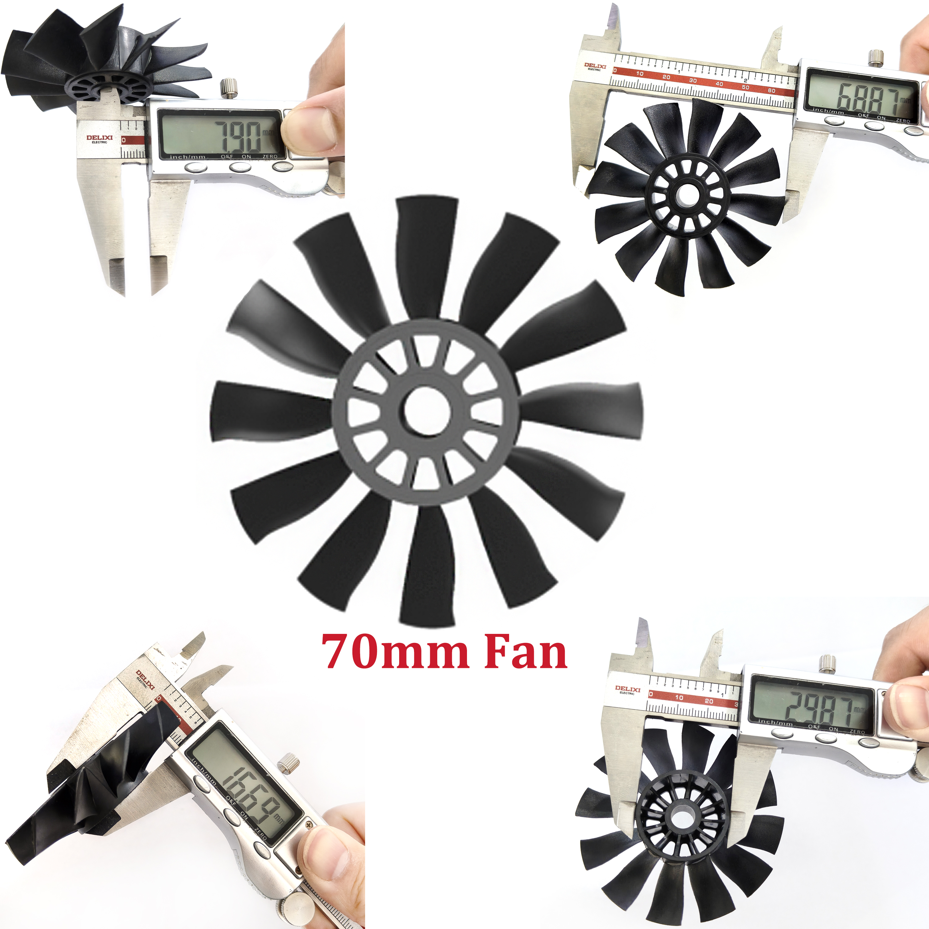 Łopatki wentylatora QX-MOTOR 1 – Rc Helicopter Blade recenzja i cena