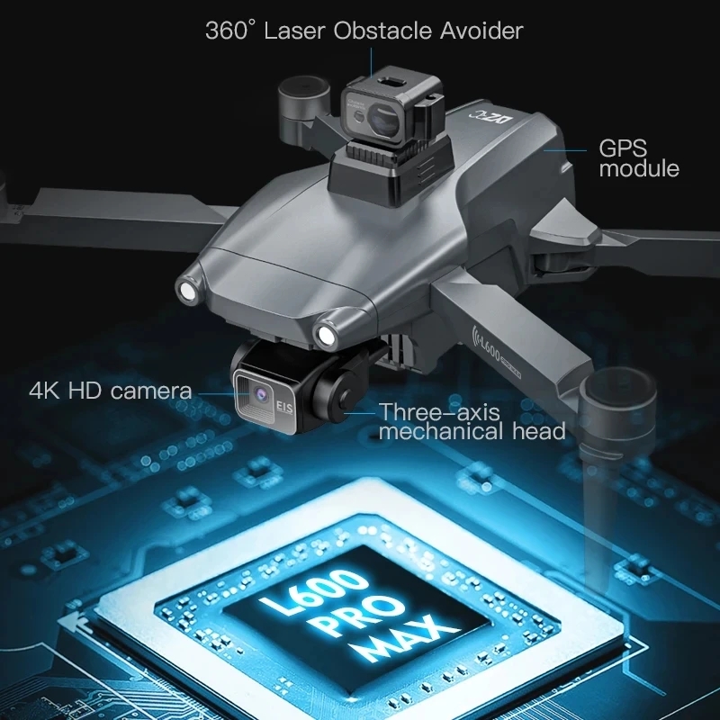 L600 PRO MAX GPS Drone Profesj – Rc Helicopter Case recenzja i cena