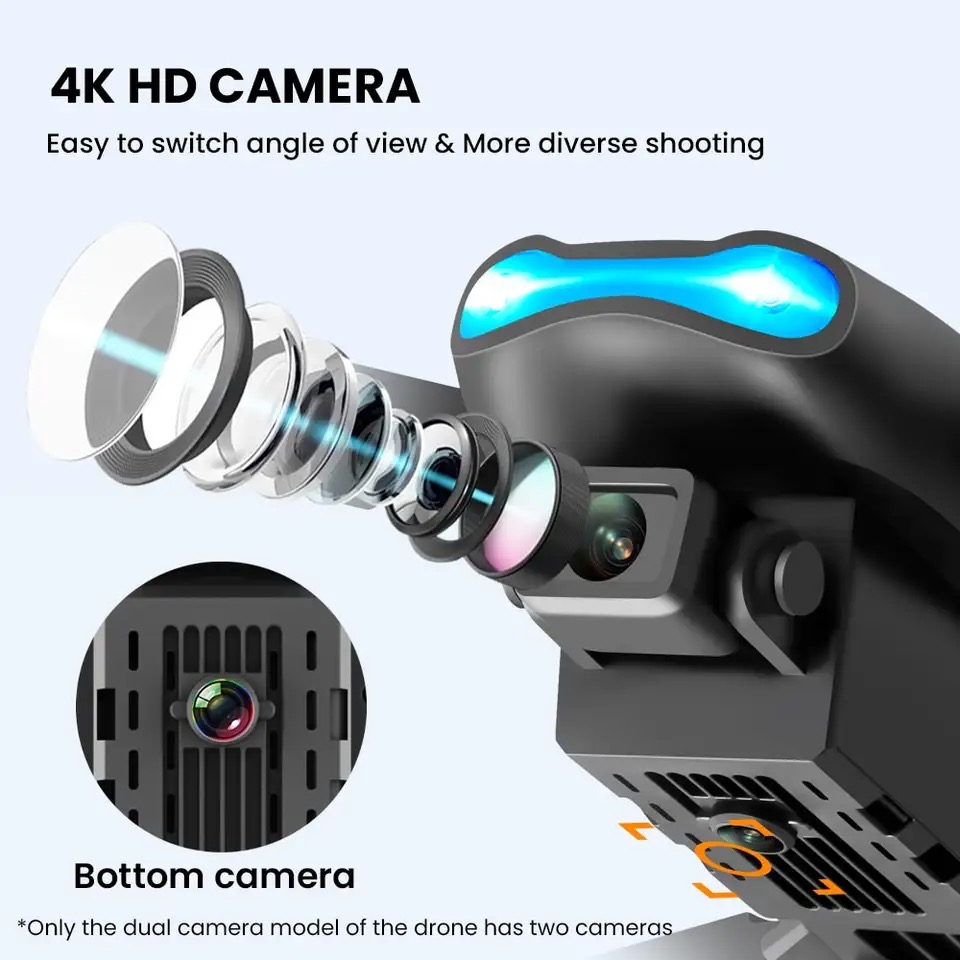 Nowy mini dron E99 4K WIFI HD  – Rc Helicopter Gas recenzja i cena