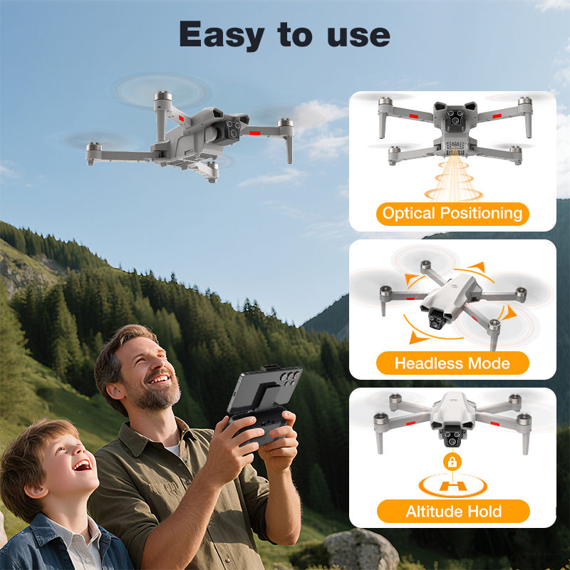 NOWY Gorący Dron L017 Pro Bezs – Rc Helicopter Electric recenzja i cena