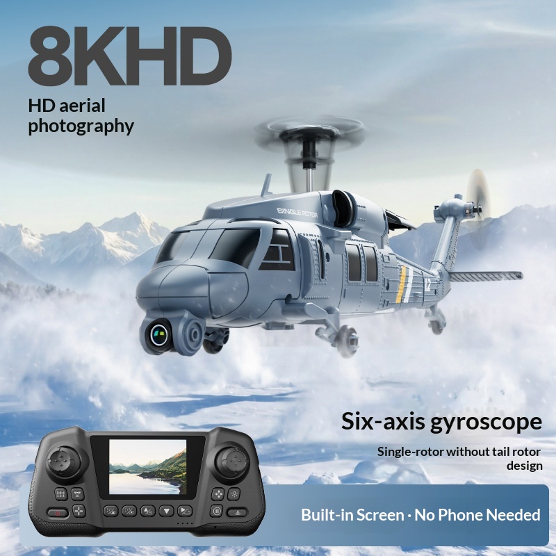Helikopter RC 4DRC L2 z kamerą – Rc Helicopter Single Rotor recenzja i cena