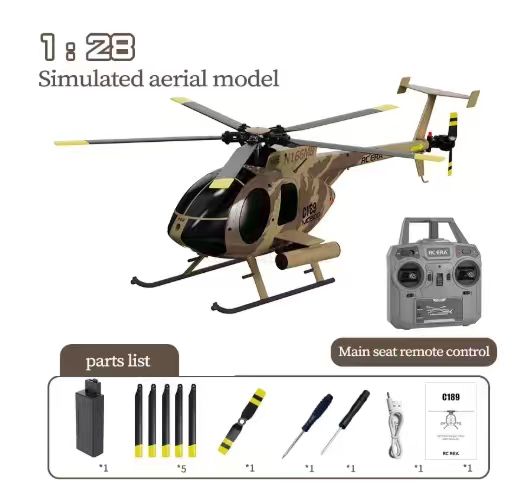 Helikopter RC C189 MD500 1:28  – Rc Helicopter Gyro recenzja i cena